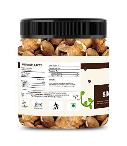 Hungry Harvest Hungry Harvest Dry Singhara Chestnut 900 Grams|Organic Dry Singhara Chestnut| Dry Fruits Raw Snacks |No Preservative|Jar Pack|(Pack of 3 of 300 Grams)