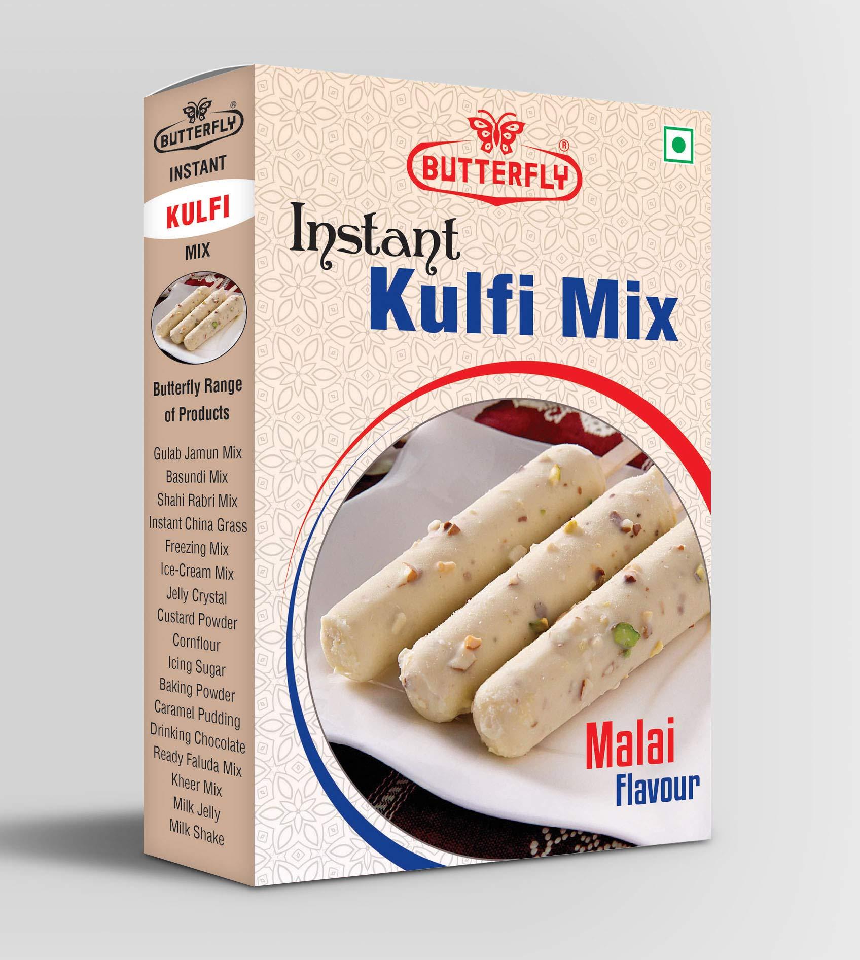 BUTTERFLY Butterfly Instant Kulfi Mix, 100g (Malai)