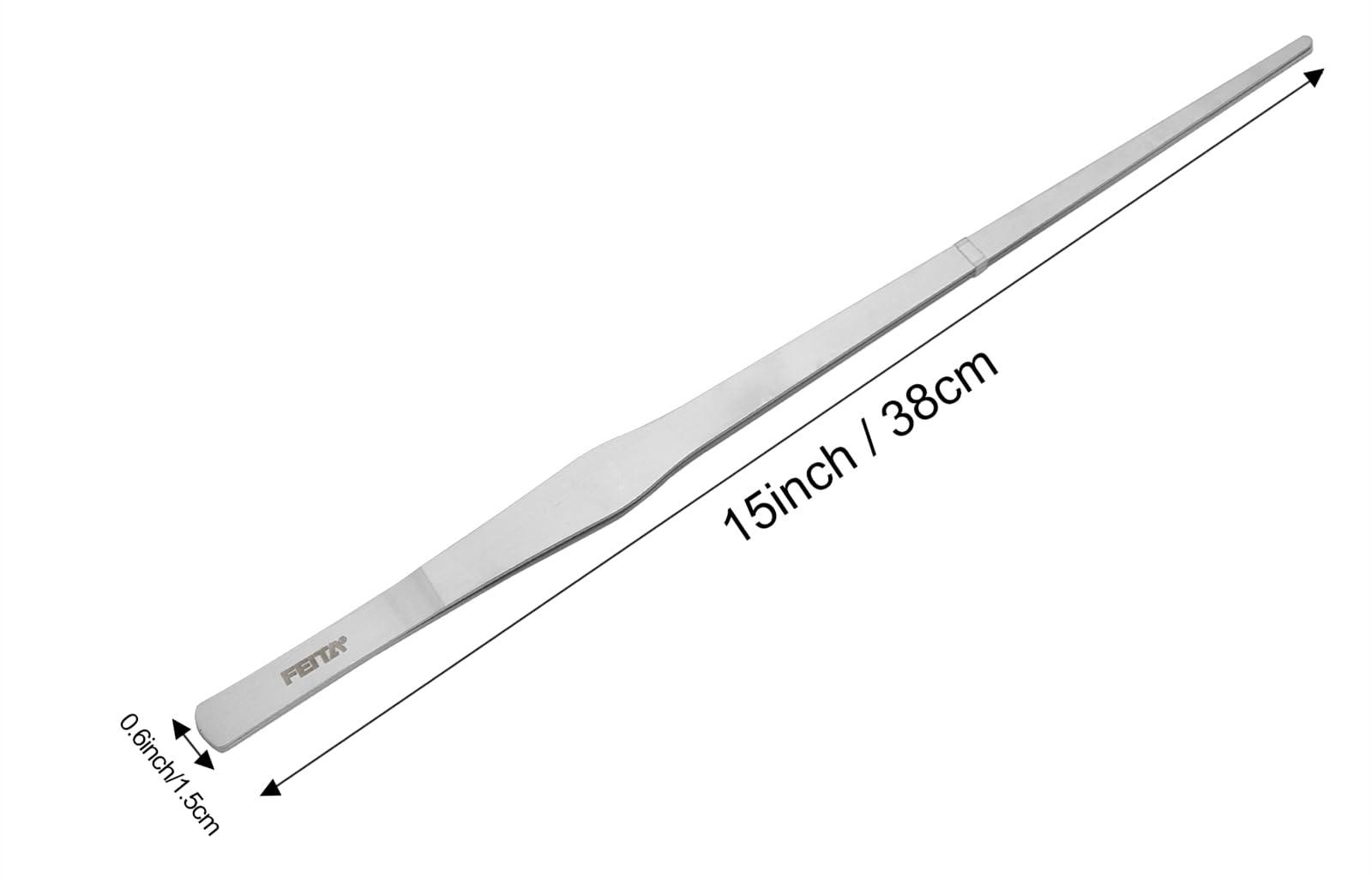 FEITA FEITA Extra-Long 15-Inch Tweezer Tongs Stainless Steel Straight - Mega Reptile Feeding Tweezers