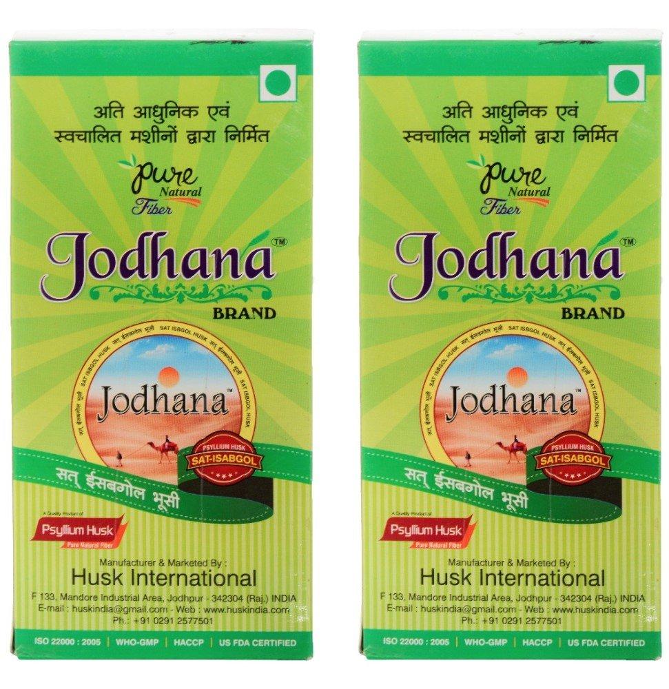 Jodhana Jodhana Psyllium Husk, 500g [Sat-Isabgol] [Pack of 3] [200g x 2 Pcs. & 100g x 1 Pc.]