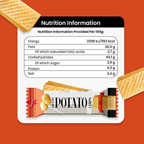 Bal Snack Bal Snack Grand Long Potato Chips | Crispy & Crunchy Snack Food for Movies, Games & More - 60g Each (Barbecue, Pack of 3)