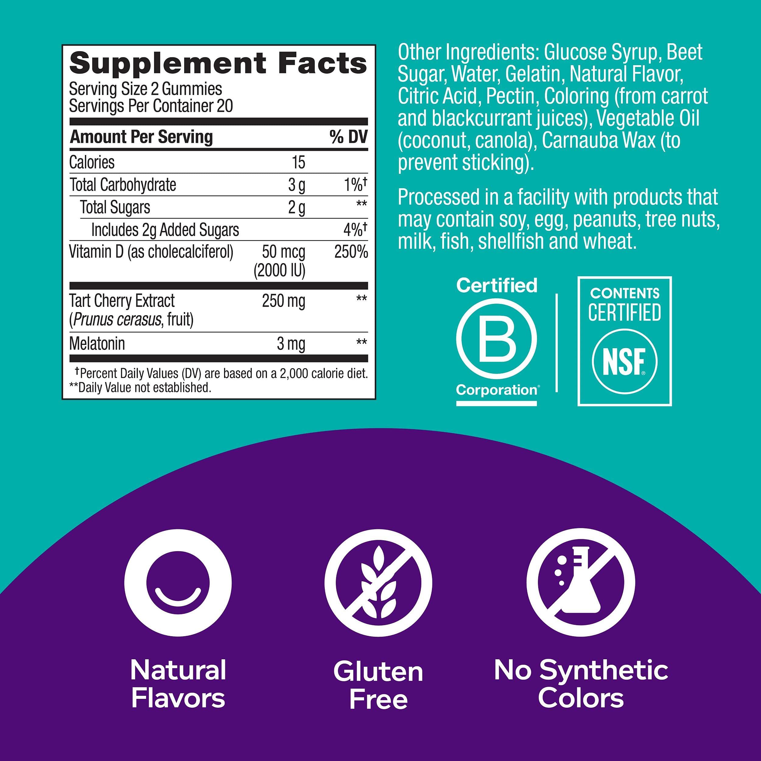 OLLY Olly Muscle Recovery Sleep Gummies Berry Flavor, 40 Count