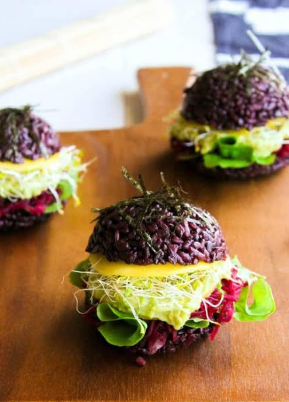 VAMSY ORGANICS VAMSY ORGANICS Nature grow Traditional Black Rice(4KG) Karupu Kavuni Rice | Forbidden Rice | Low GI | Kavuni Rice | Kowni Rice | Karuppu Kavuni Rice | Traditional Kavuni Rice. (4)