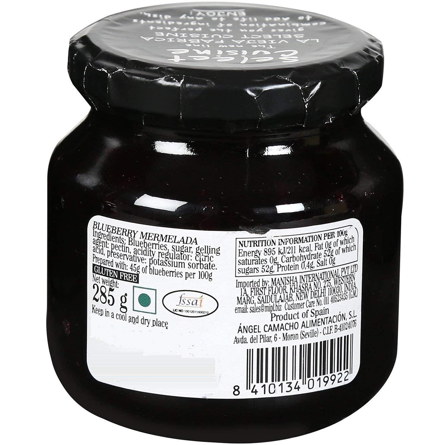 La Vieja Fabrica La Vieja Fabrica Blueberry, Cherry, Strawberry Mermelada Jam, 1050 g, Combo Pack