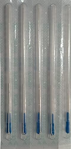 ACN-1014 Acupuncture Needles Silver Handle (Size 0.25 X 50mm) 2 CUN single Tube Pack Of 100