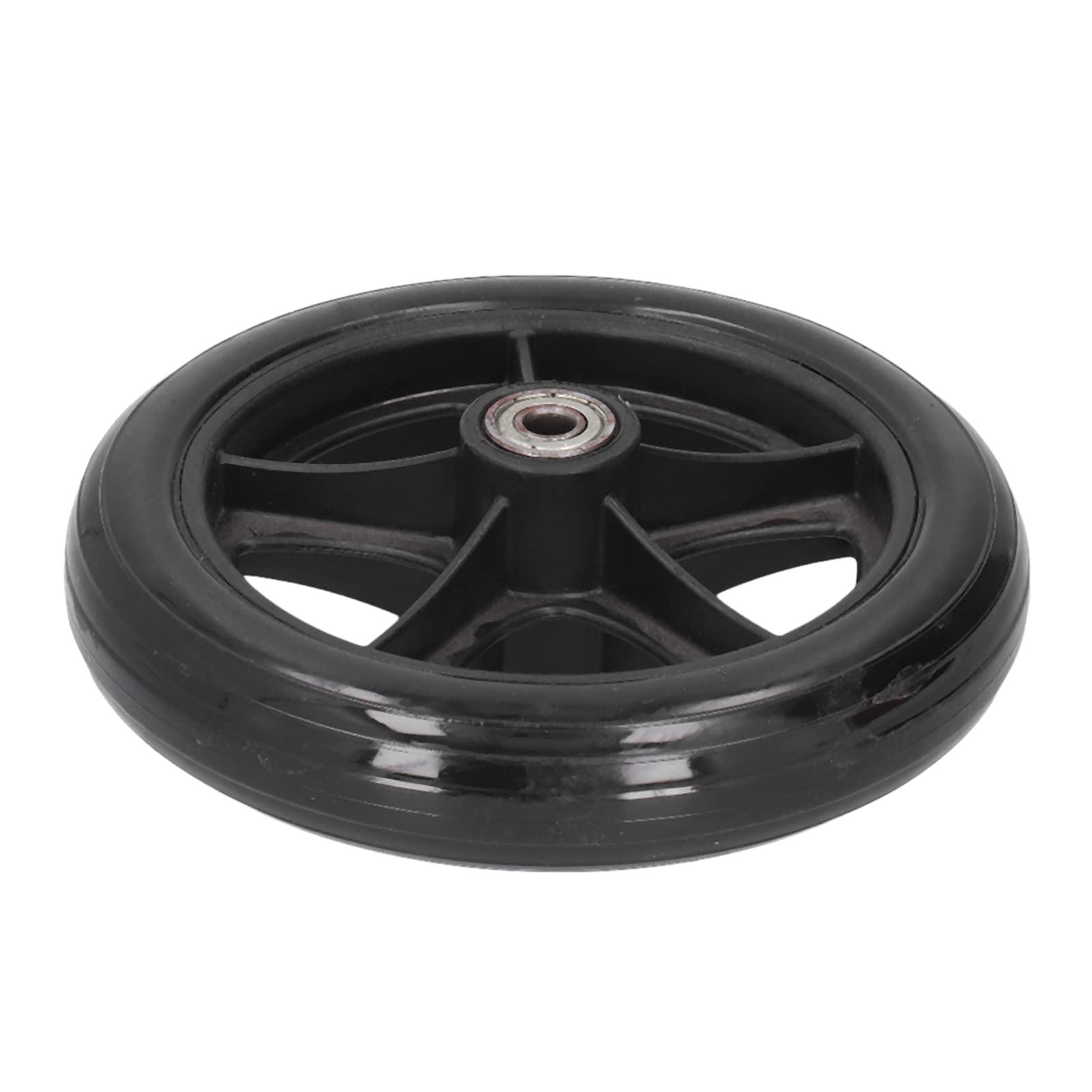 Shanrya Wheelchair Wheels Replacement, Professional Design Long Service Life Front Wheelchair Wheel for Wheelchair