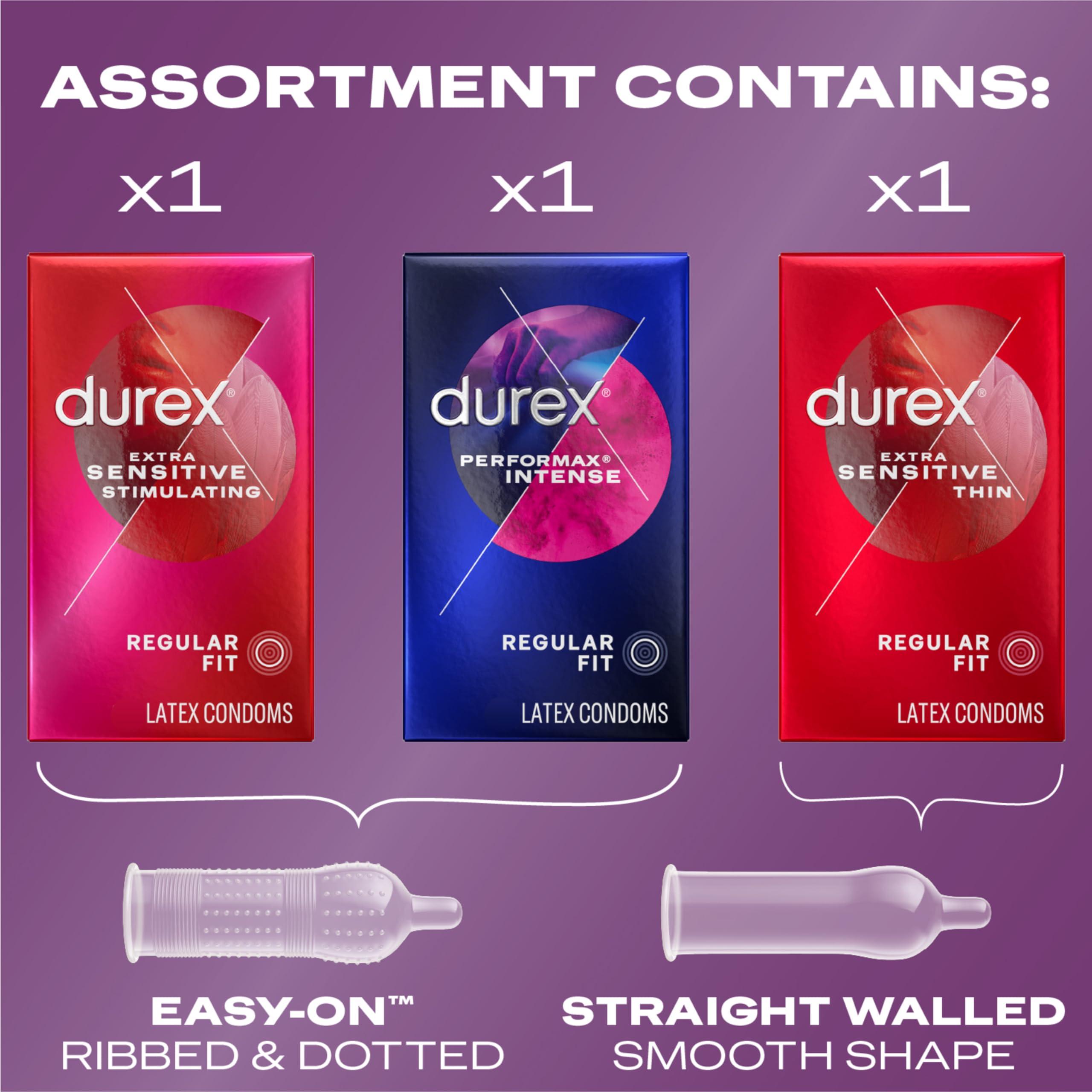 Durex Durex Condom Pleasure Pack - Box Of 3