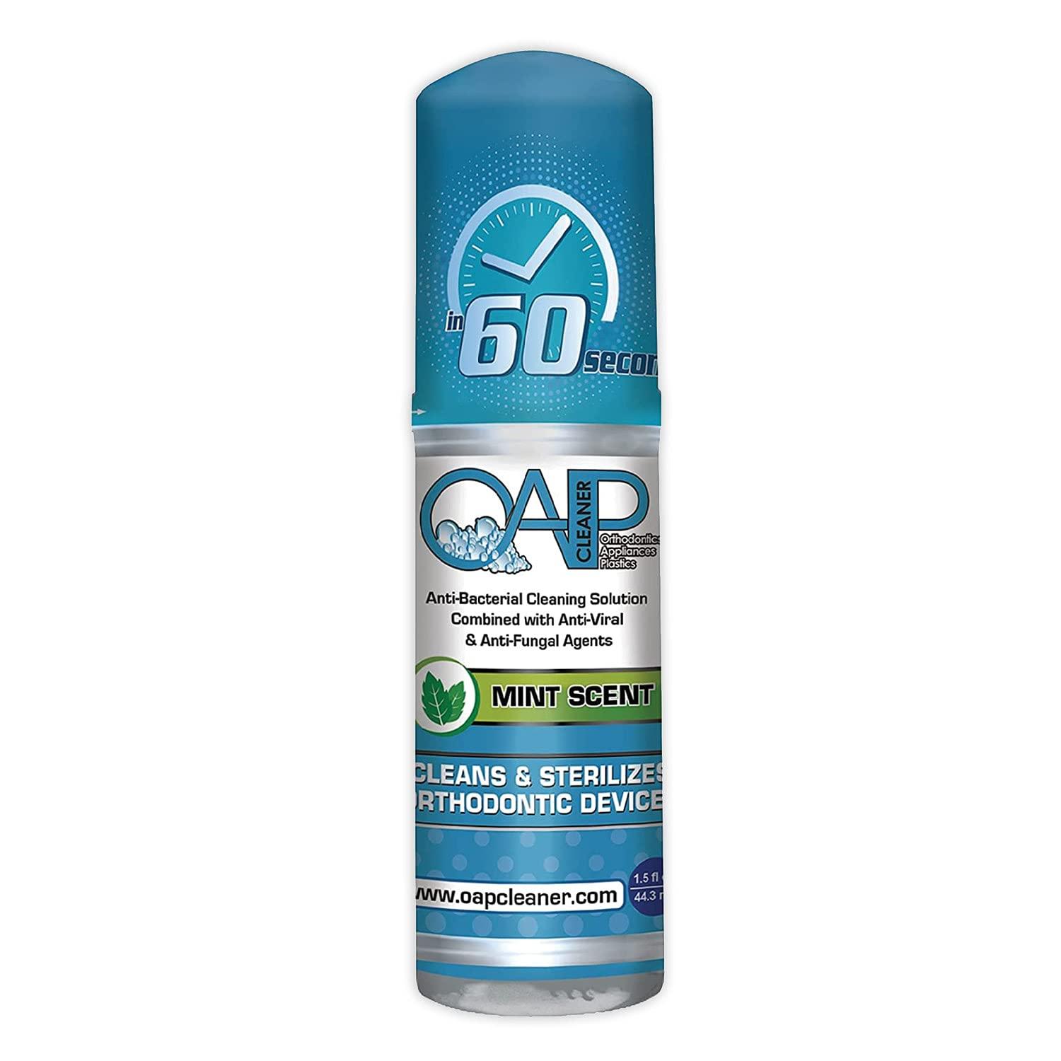 OAP OAP Cleaner - Cleans and Sterilizes Removeable Dental and Ortho Appliances - Foam