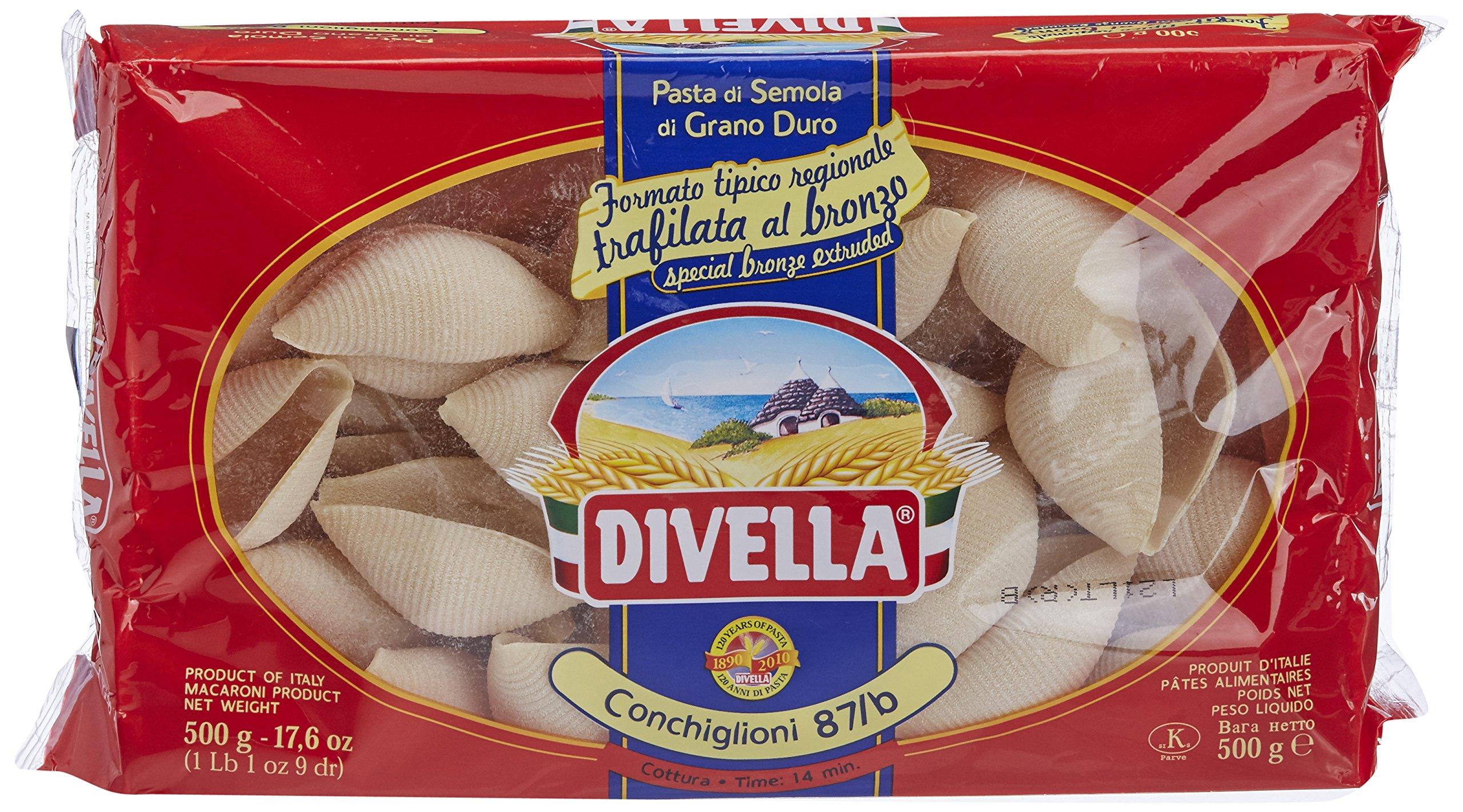 Divella Divella Conchiglioni - 87B Durum Wheat Semolina, 500 g