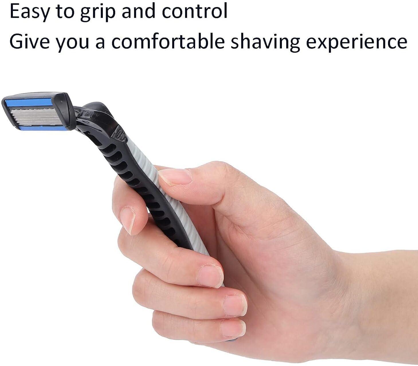 generic Simaran Turbo Shaving Razor for Men | Most Comfortable shave | Flexiball & Dynamic Pivot for Safe shave | Anti-Friction Blades & Lubricating Strip for smooth shave and sensitive skin