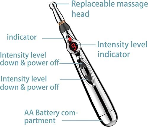 GDT Acupuncture Pen Electronic Pain Relief Therapy, Meridian Energy Massager Pen Self Massage Tools Muscle Healing