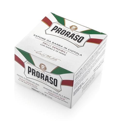Proraso Sensitive Skin Anti-Irritation Shaving Soap With Green Tea and Oatmeal