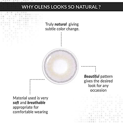 O-LENS O-LENS 1Day Russian Smoky Grey - Coloured Contact Lens (Daily Disposable, -5.00 / 10pcs / Grey), Natural Looking & Comfy Eye Color Lenses