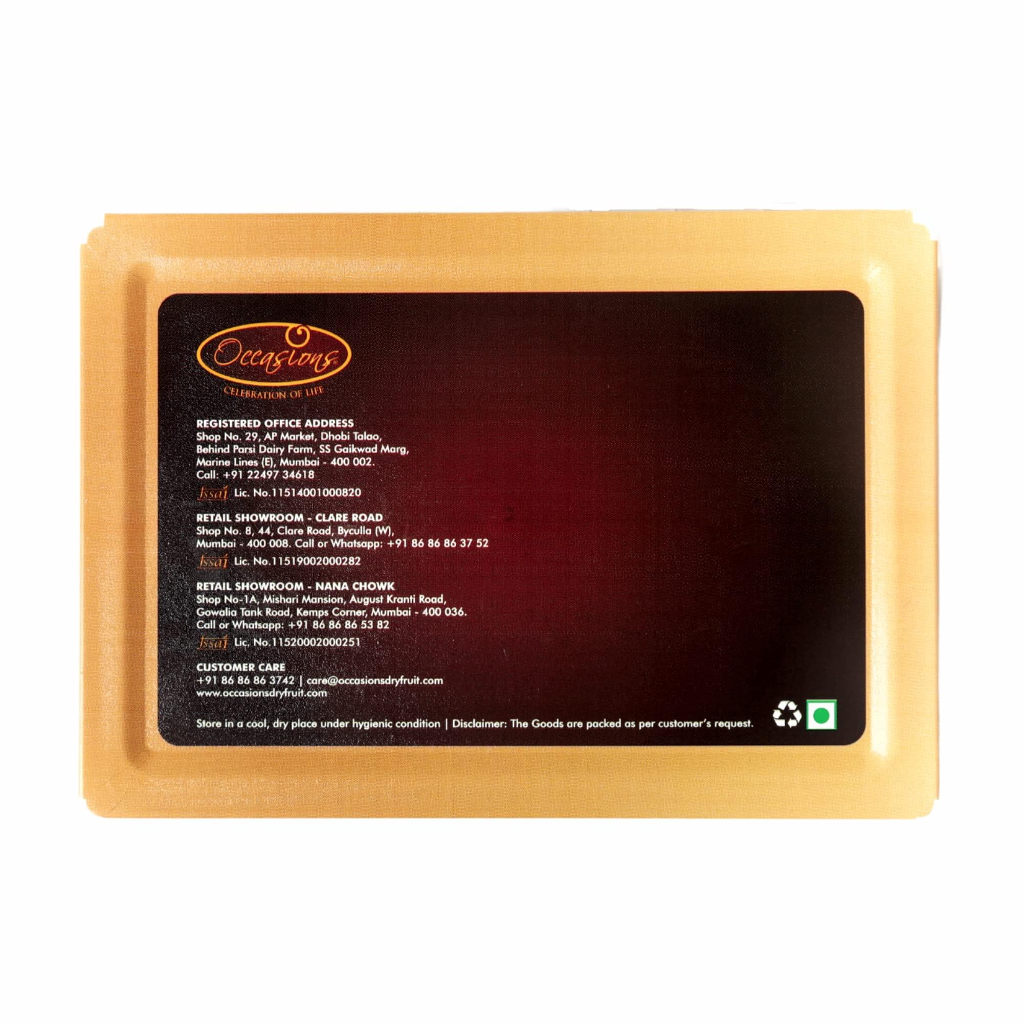 Occasions Ocassions Amber Regular Dates (Khajoor) , Original Saudi Arabia Khajur - Pack of 2 (1 kg)