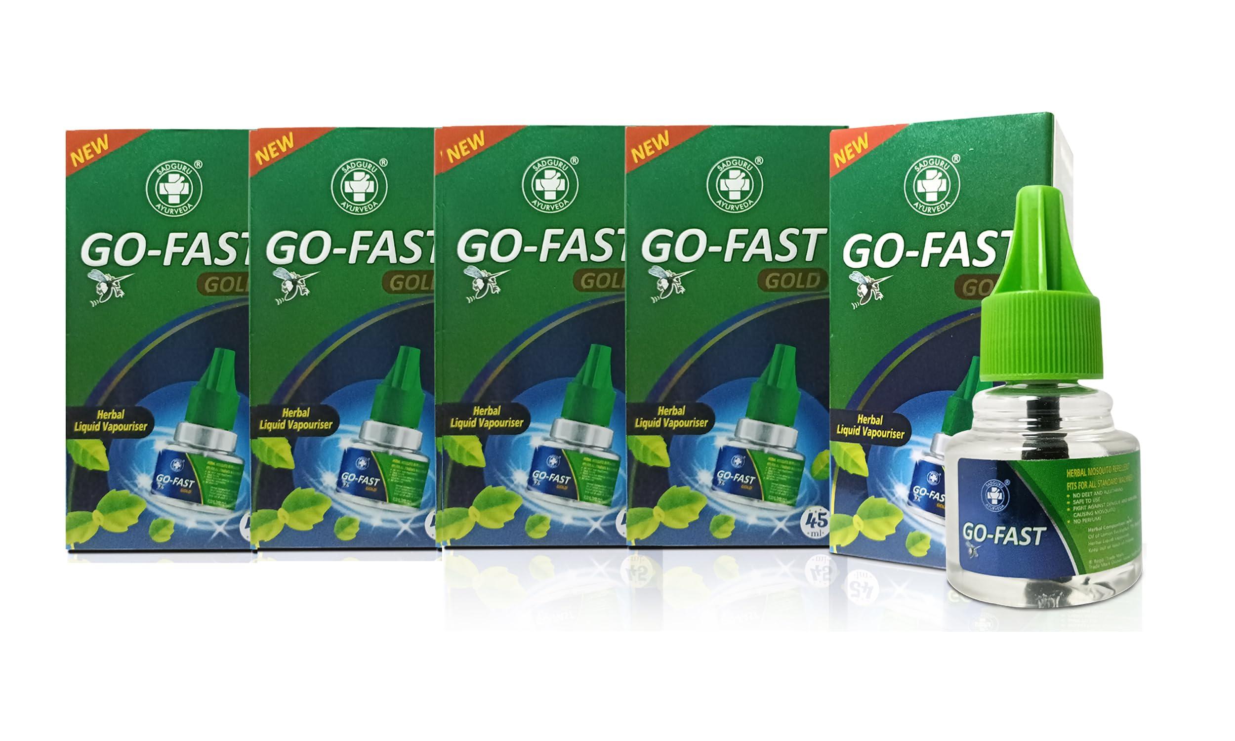 sadguru SADGURU AYURVEDA GO-FAST MOSQUITO HEBAL LIQUID VAPOURISER (GO FAST 5)