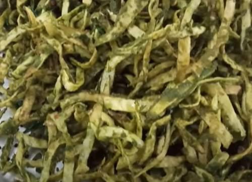 Lazy Shoppy Lazy Shoppy Palak Pudina Chips | Hot Chips | Potato Palak Pudina Palak Chips | Crispy Mint Potato Chips | Green Potato Chips | Home Made Spinach Chips | Pudina Sev | Spicy Chips (1 KG)