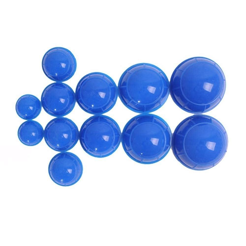 AHCS AHCS 12 Pcs/Set Silicone Set Acupressure Acupuncture Cupping Therapy Set Body Massage Cup Set Vacuum Massage Cupping For Pain Relief Muscle Relaxation Multicolour