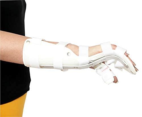 Salo Orthotics Salo Orthotics Functional Hand Splint Resting Wrist Support - Tendinitis & Inflammation, Hand/Wrist/Thumb Immobilization - (Size - Large Left)