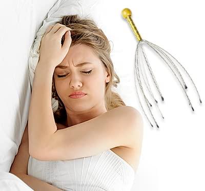 KOSTECH Kostech Scalp Massagers, Handheld Head Massage Tingler, Scratcher for Deep Relaxation, Hair Stimulation and Stress Relief (Pack Of 2)