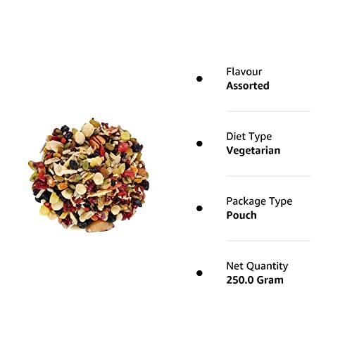 Berries And Nuts Berries And Nuts Mixed Berries, Nuts and Seeds - Super Trail Mix | 20 + Varities of Assorted Dry Fruit Mix with Berries, Nuts, Seeds & Fruits as Immunity Booster | 200 Grams
