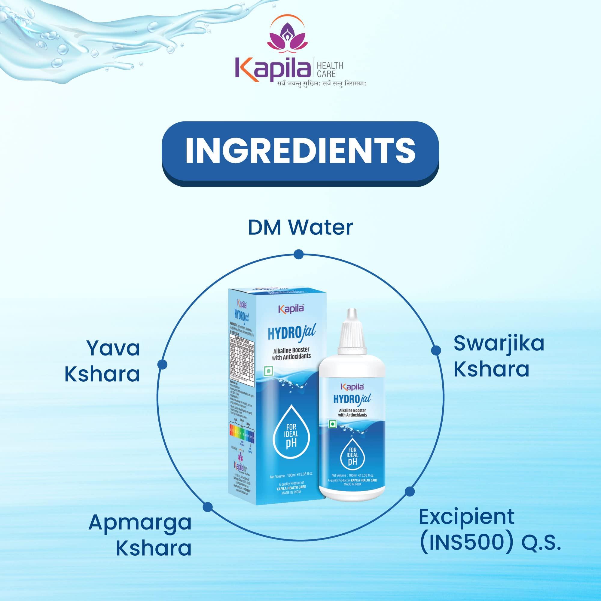 Kapila NONI Kapila NONI Hydrojal pH Booster Drops for Alkaline Water 100ml | pH Booster Drops for Drinking Water | Immune support & Detox