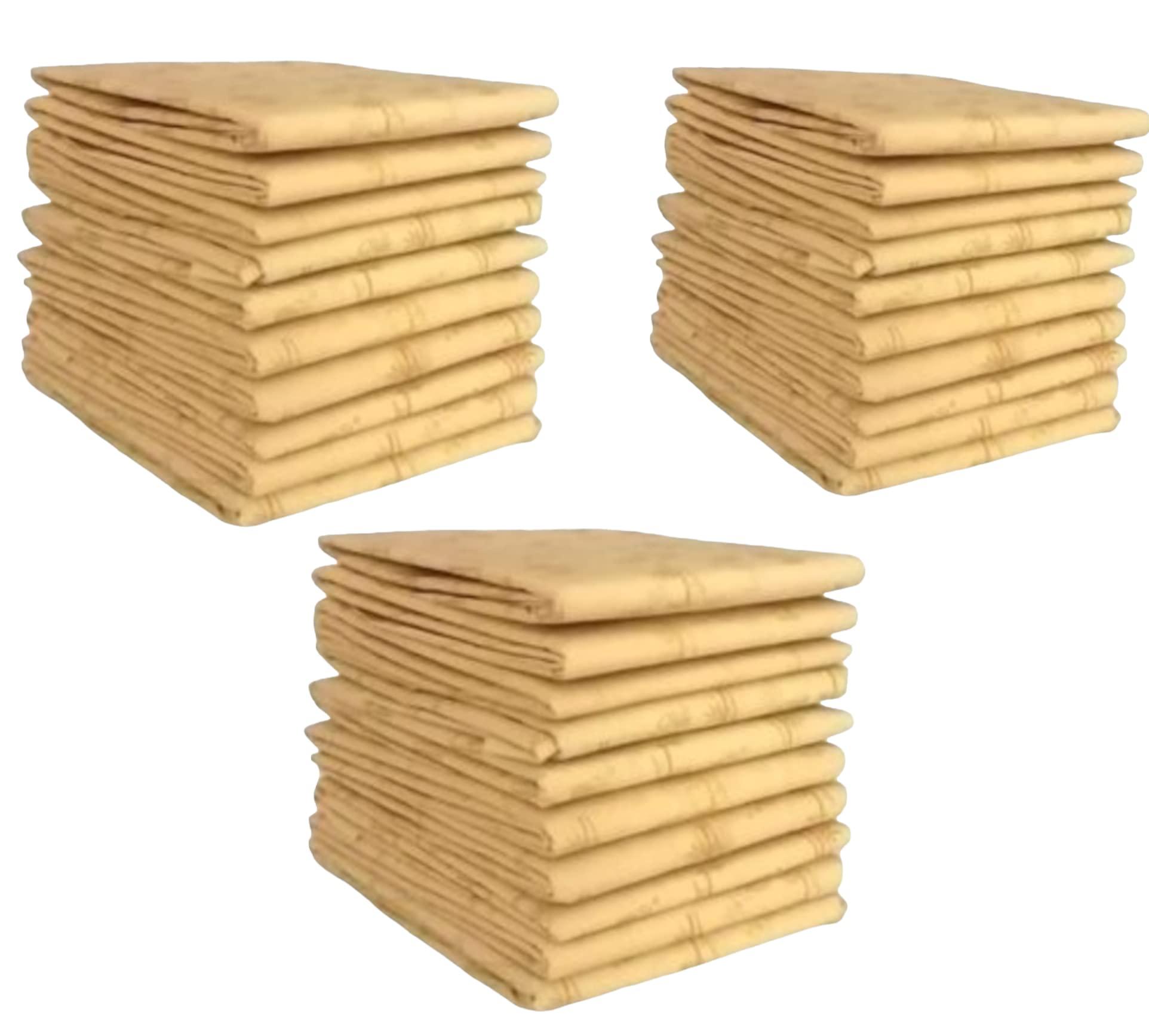 SRJB INTERNATIONAL Combo of 3- Bamboo Fiber 100% Natural Organic XL Size Sanitary Napkins- Chemical & Rash Free Sanitary Pads With No Plastic Mix