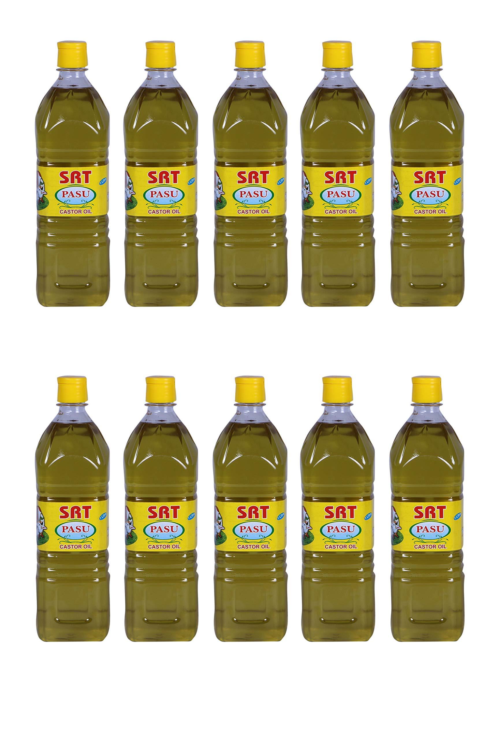 SRT SRT Pasu Castor Oil, 1 Litre (Pack of 10)