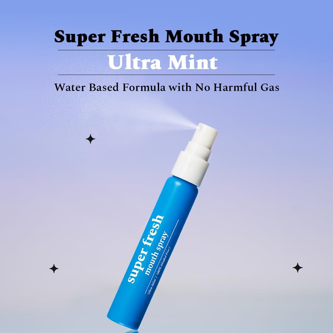 Perfora Perfora Super Fresh Assorted Mouth Spray | Instant Fresh Breath, Alcohol-Free, Teeth Remineralization, SLS-Free | 10 ml x 2