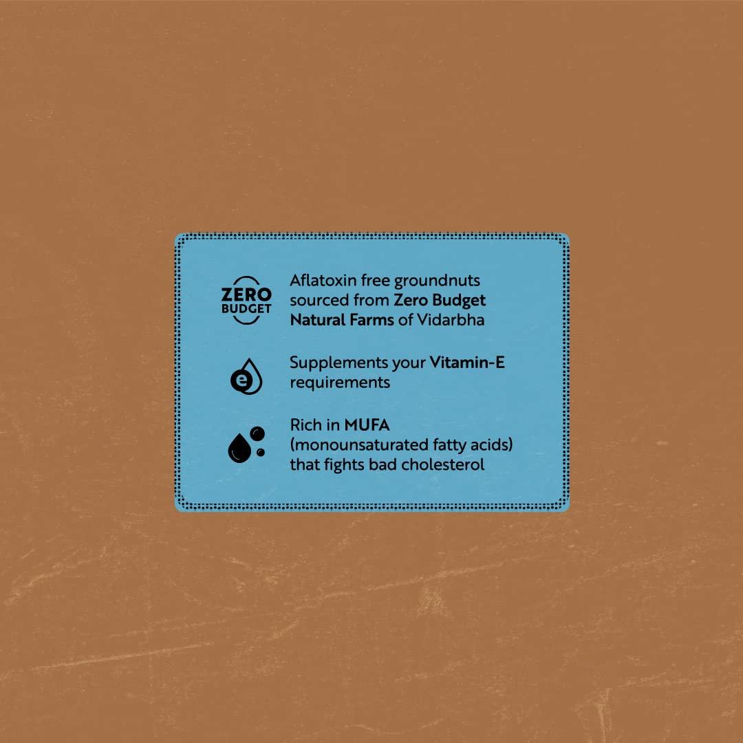 oRegion oRegion Cold Pressed Groundnut Oil | Glass Bottle | Wood Pressed Peanut Oil, 100% Natural, Unadulterated, Organic & Preservative-Free Cooking Oil - 500ml