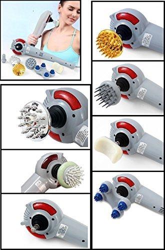 INGLIS LADY INGLIS LADY Neck Back & Joint Sholder Pain Relief Electric Handheld Massagers With Seven Different Easy Attachment