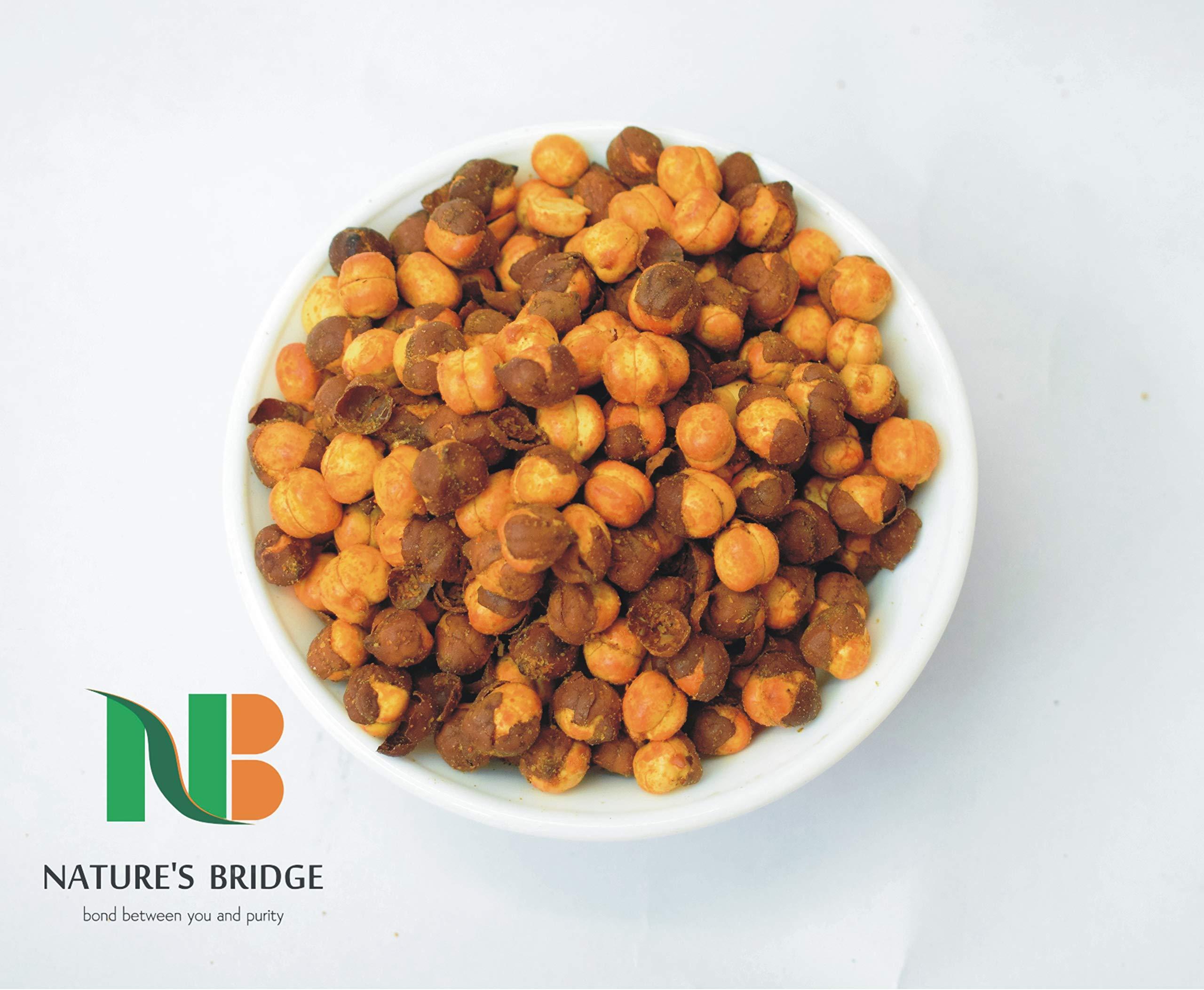 NATURE'S BRIDGE Nature's Bridge Heeng Jeera Roasted Chana / Roasted Masala Chickpeas (Heeng Jeera Flavour) / Roasted Masala Chana / Masala Chickpeas - (250 gm)