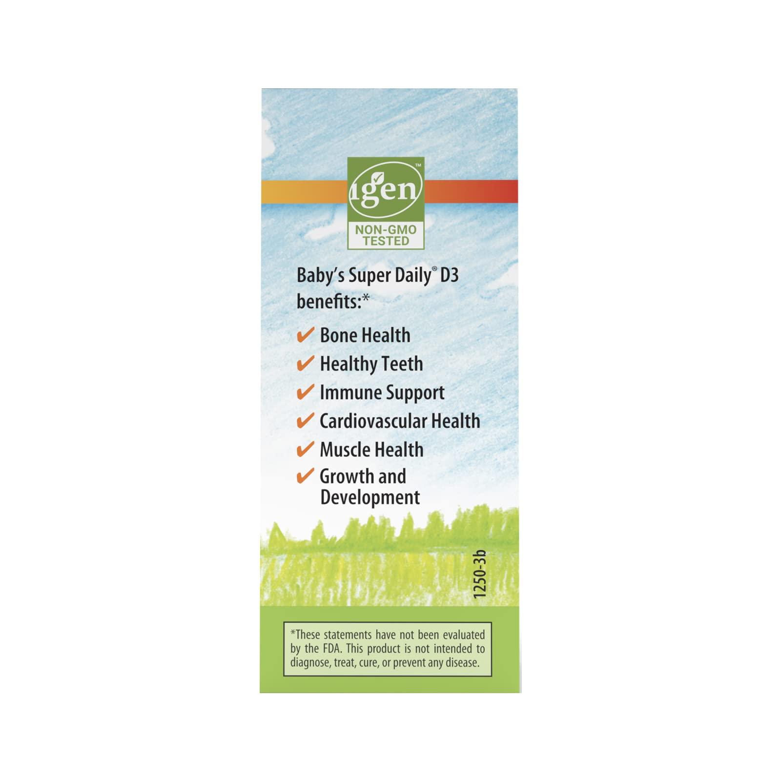 Carlson Laboratories Carlson Labs Carlson Laboratories Super Daily D3 for Baby 400IU Supplement, 10.3 ml, 0.35 Fluid Ounce