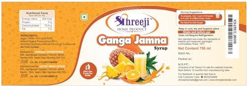 SHREEJI SHREEJI Ganga Gamna Syrup Mix with Water for Making Juice Pet Bottle, 750