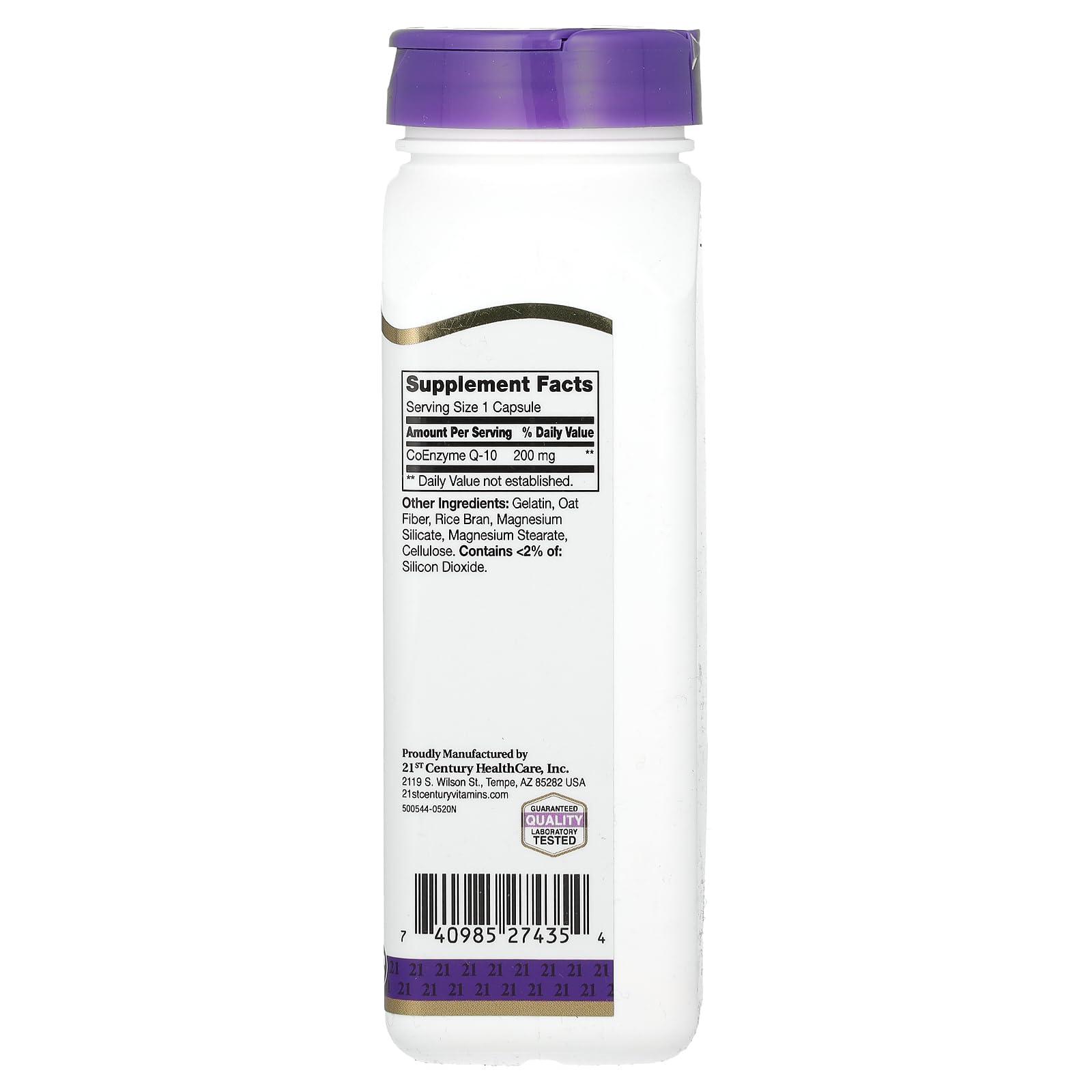 21st Century 21st Century, Co Q-10, 200 mg, 120 Capsules