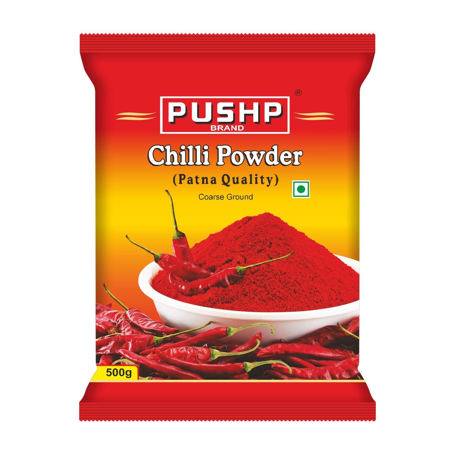 Pushp Brand Pushp Brand Patna Paprika Red Chili Powder (500 Gm (Pack Of 1)