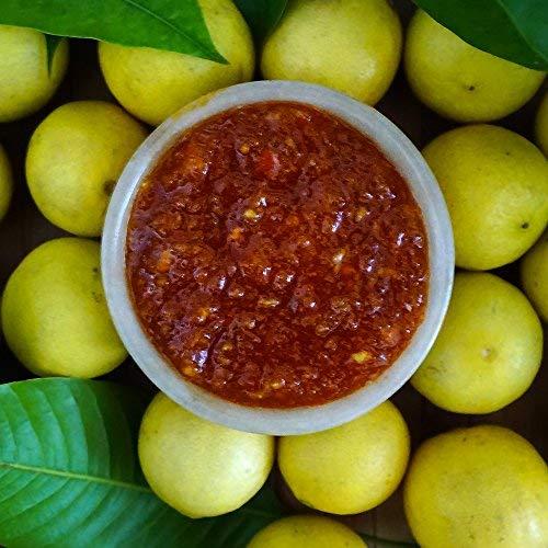 Chokkha Chookha Traditional Homemeade Hing Mango & Sweet & Sour Lemon Pickle (Hing Aam Khatta Metha Nimbu) | No colour Added | Vegan | 100% Oil-Free | Combo of 2 | 200 Gm Each