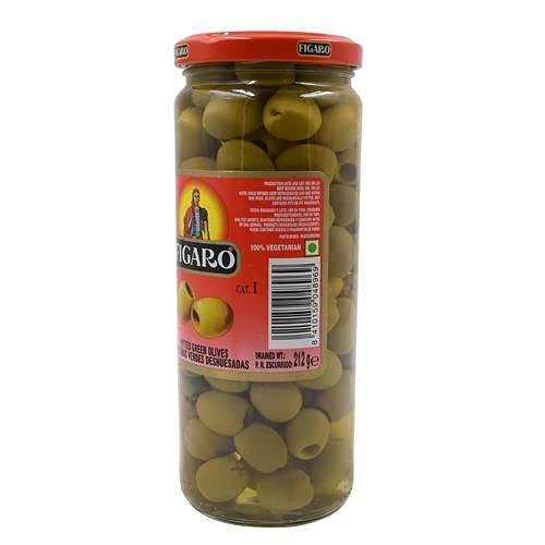 FIGARO Figaro Pitted Green Olives, 14.82 oz / 420 g, 2 Pack