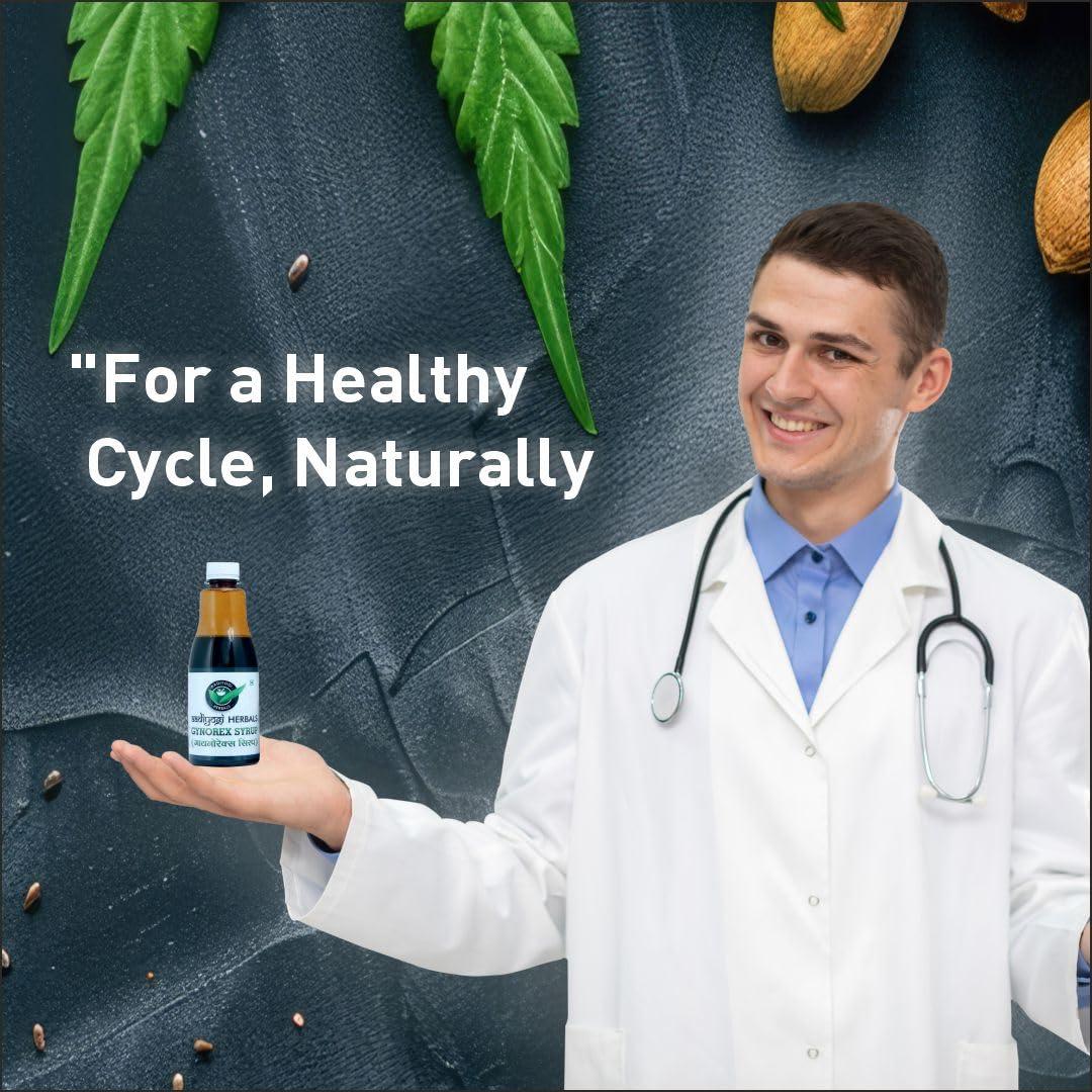 Aadiyogi Wellness Pvt Ltd Aadiyogi Herbals Gynorex Syrup for Women\'s Health - 500ml | Hormonal Balance & Wellness Support Syrup