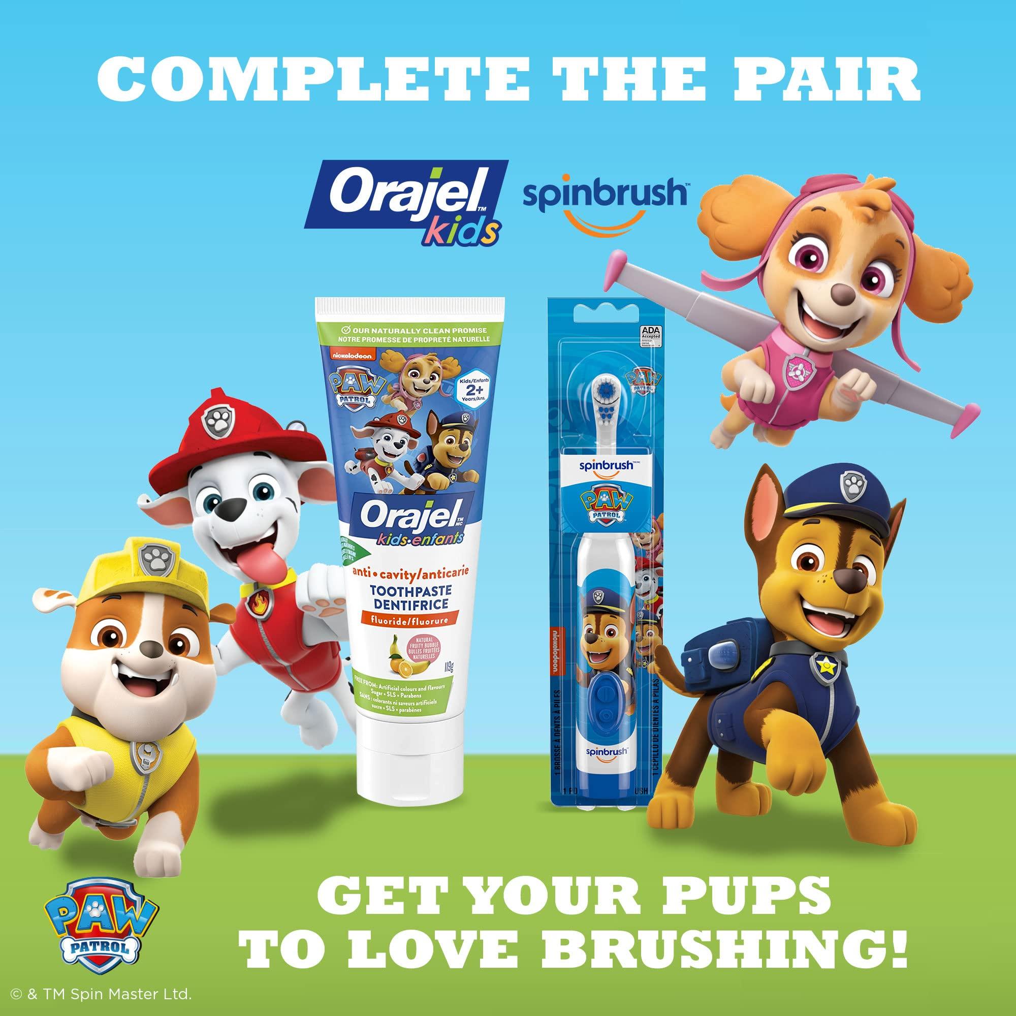 Spinbrush Paw Patrol Toothbrush Spinbrush Assorted Characters