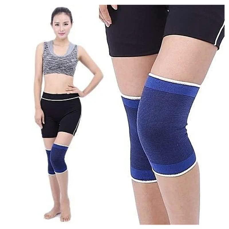 SBK Sports Shopsbee Knee Support Protector For Unisex I Multiuse Knee Braces For Sports Cricket,Badminton,Kabaddi I,Knee Cap for Pain Relief,Knee Cap for Gym, (Color Blue) Pack Of 1