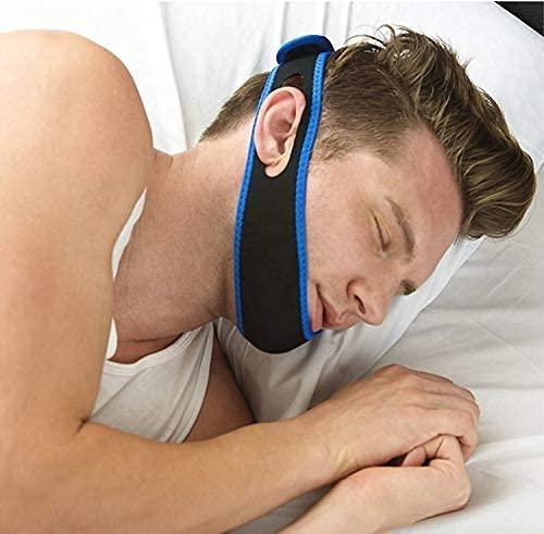 VENOZO VENOZO Anti Snore Chin Strap Stop Snoring Sleep Now Snore Solutions Chin Strap Snore Reduction System,Adjustable Sleep Mask