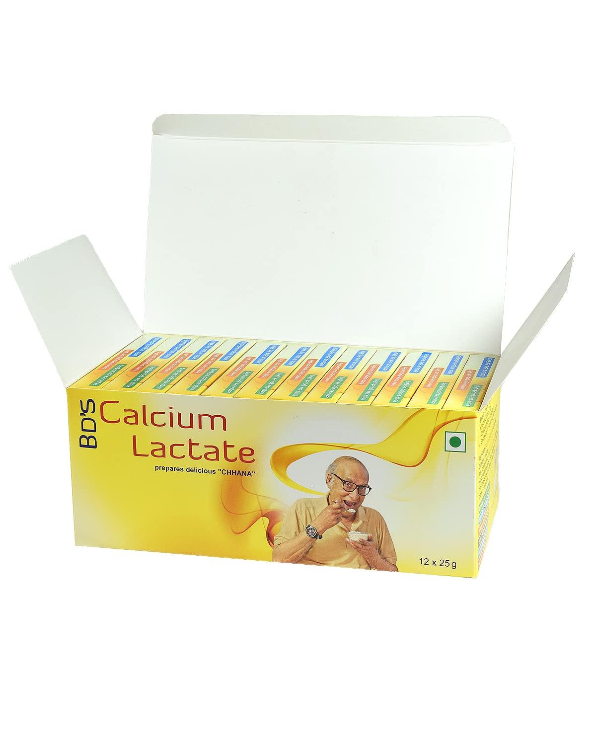 Generic B D 1958 & CO-CALCIUM LACTATE POWDER, 1 BOX PACK OF PCS.(12)