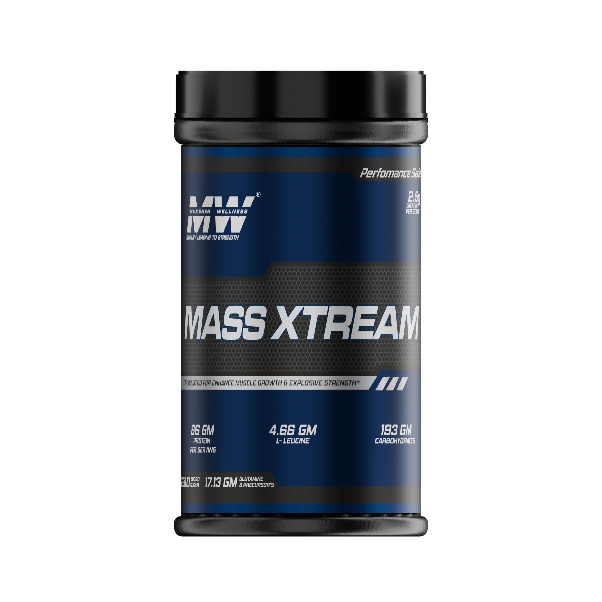 MAXENER WELLNESS MAXENER WELLNESS Mass Xtream - Mass/Weight Gainer 700 Gram, Chocolate