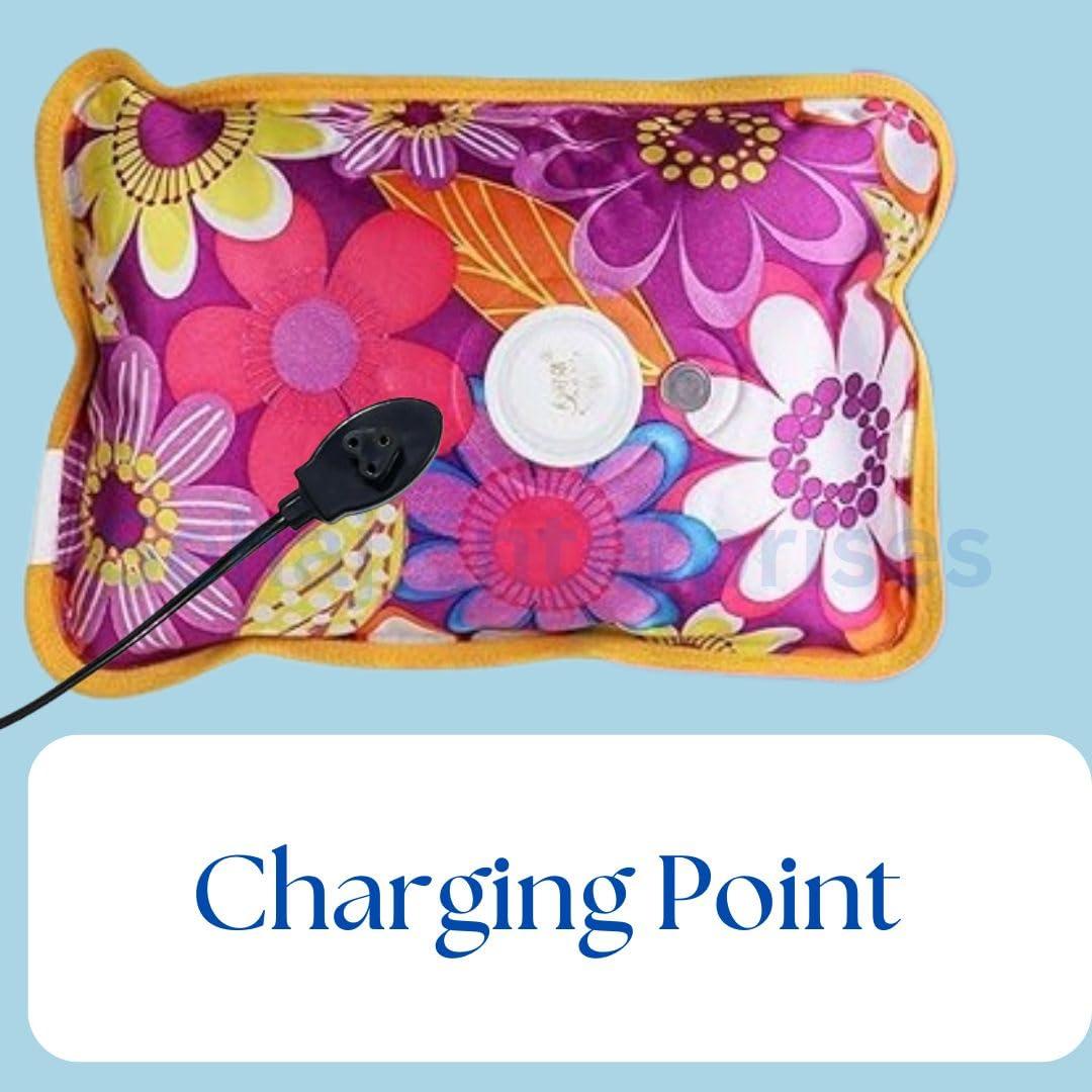 Sehaj Enterprises India Electric Hot Water Bag - Cable/Electric Pain Relief Heating Bag Chargering Cable - Pack of 2 (Only Charger with Cabel) Heating bag is not included.