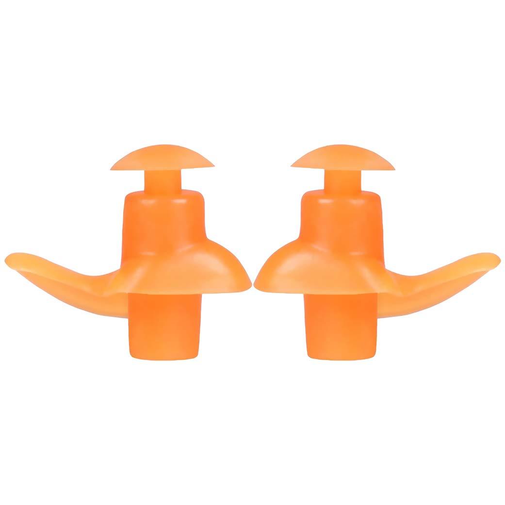 Alpow Alpow Swimming Earplugs, Silicone Waterproof Swimming Diving Ear Plugs with Storage Case for Adults
