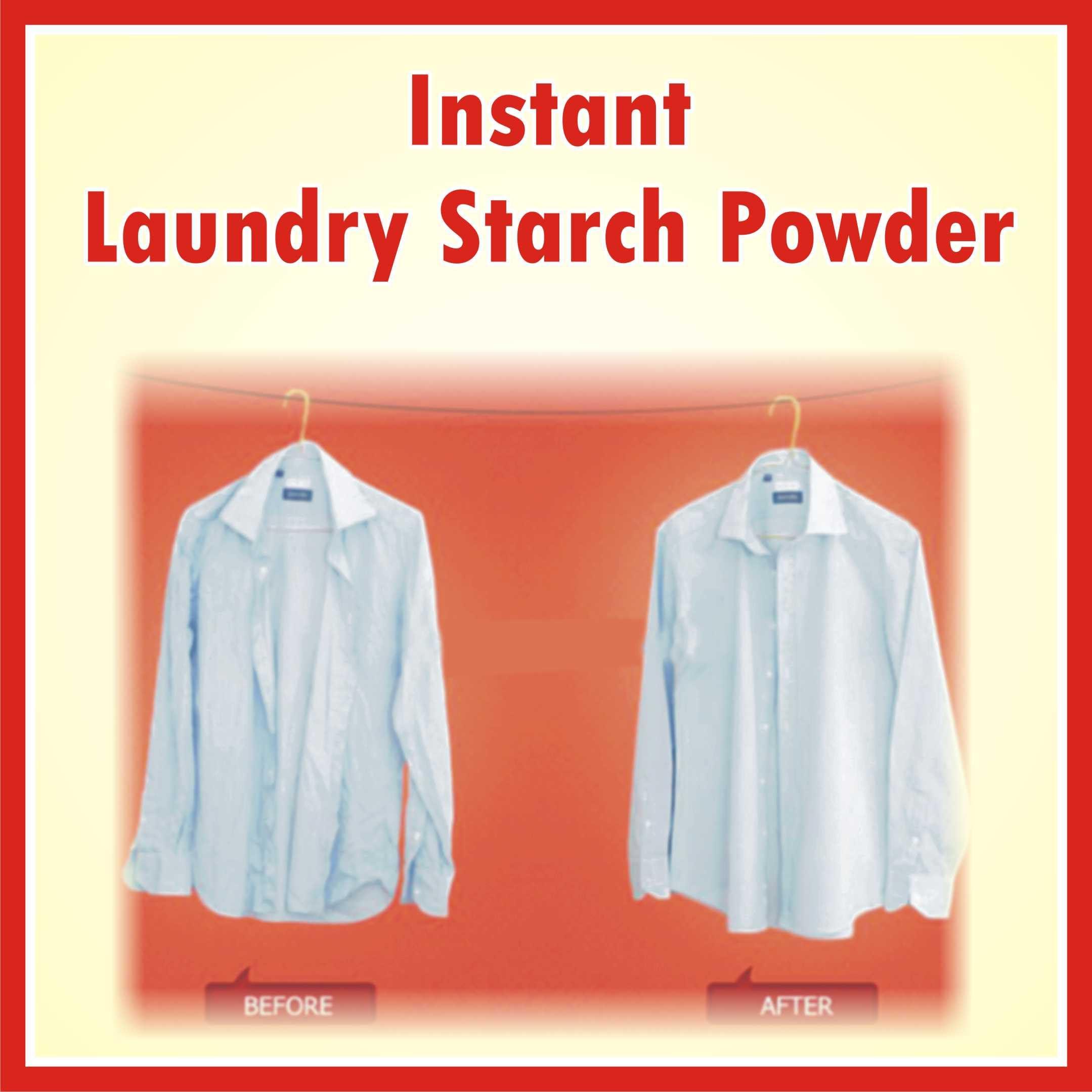 J Organics J Organics Natural Cotton Starch Powder: Double Stiffness, Stain Removal, and Traditional Laundry Care for Cotton Clothes - 250g