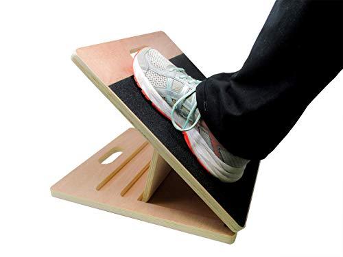 Health benefits Health benefits Wooden Slant Board - Calf Stretch Adjustable Incline Board Portable Anti-Slip for Pain Relief from Plantar Fasciitis Tendinitis and More