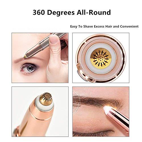 VishBin VishBin Flawless Women's lady shaver USB Rechargeable Painless Electric Eyebrow Trimmer Facial Hair Remover