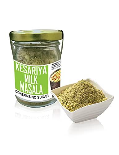 365 STORE TO DOOR 365 STORE TO DOOR Kesar Milk Masala, 100 gm | Premium Artistically Crafted Kesariya Doodh Masala | Real Dry Fruits and Saffron (Kesar) | No Added Sugar, Preservatives | 100 % Pure - Pack of 2