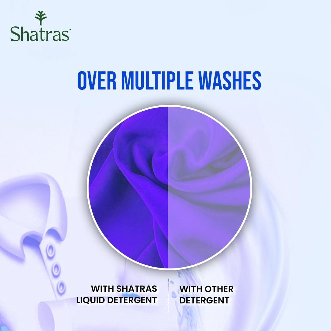 Shatras Shatras Ultra Wash Low Foam Laundry Liquid Detergent, For Top & Front Load Washing Machine Fabric Sanitising Germ Guard Daily Wash Laundry Detergent